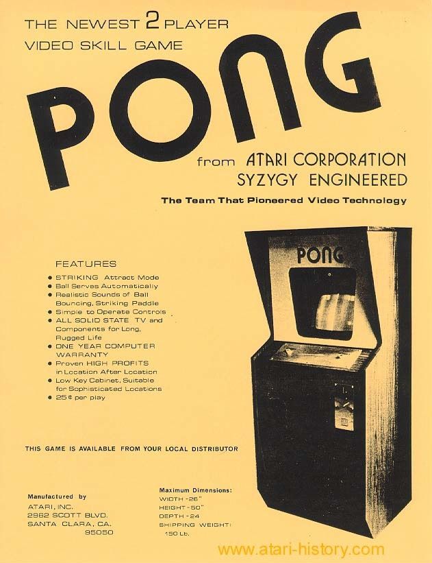 pong-1 Découvrez l'histoire d'Atari : Business, actualités et chiffres récents