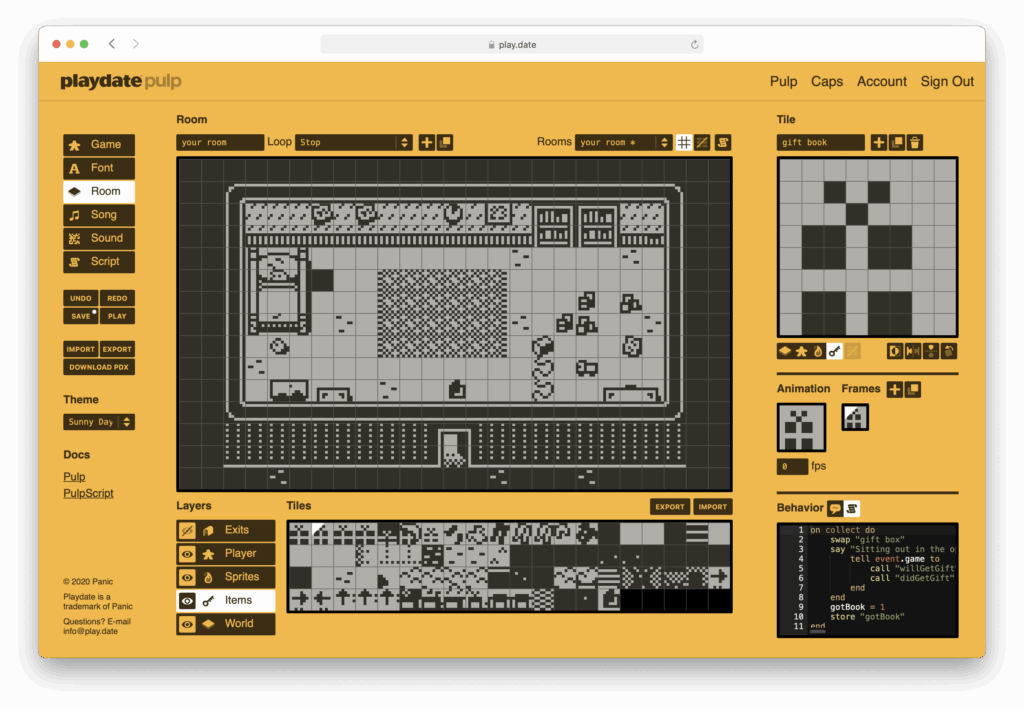 Pulp-1-1024x709 Playdate : La Petite Console Jaune à Manivelle qui Redéfinit le Rétrogaming Moderne