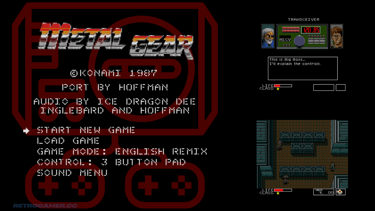 Portage Metal Gear sur Mega Drive
