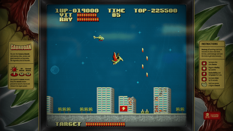 gaurodan-06 Gaurodan : Douze ans après, le kaiju shmup se refait une beauté