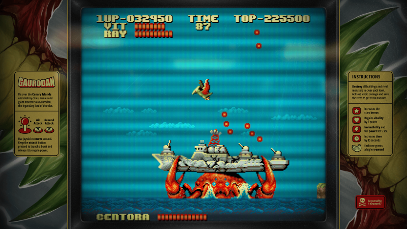 gaurodan-08 Gaurodan : Douze ans après, le kaiju shmup se refait une beauté