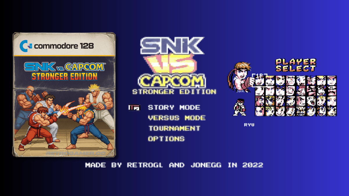 Bannière SNK vs CAPCOM Stronger Edition (Box Art générée par IA)