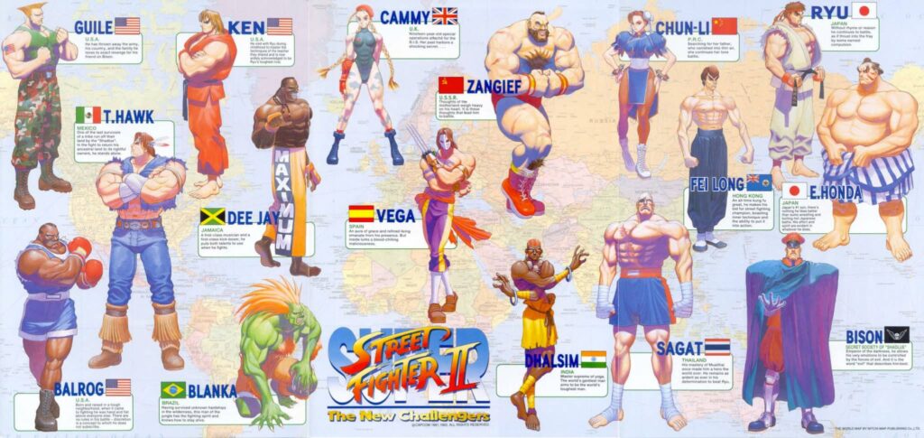 MAP-Super-Street-Fighter-2-1024x485 Street Fighter II : L'Odyssée d'une Légende du versus fighting