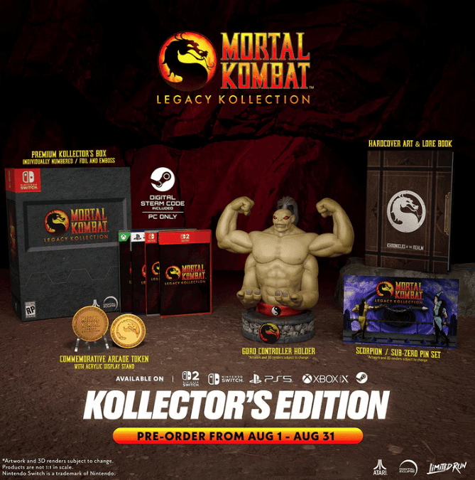 MK-Kollectors-Edition Mortal Kombat: Legacy Kollection en précommande physique !