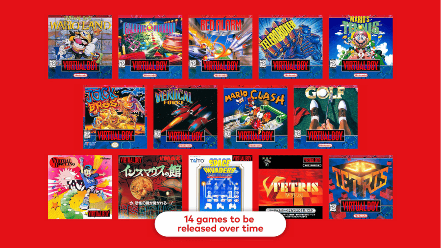 Lineup-Virtual-Boy-Switch Retour sur le Virtual Boy, le plus grand échec de Nintendo