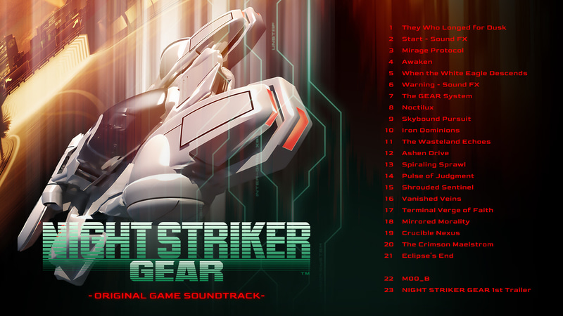 Night-Striker-Gear-Playlist Night Striker GEAR : M2 relance son bolide sur l'autoroute du futur !
