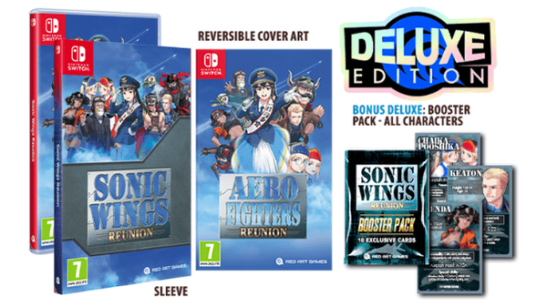 Sonic-Wings-Reunion-Deluxe Sonic Wings Reunion (Aero Fighters) s'offre des éditions physiques sur Switch et PlayStation