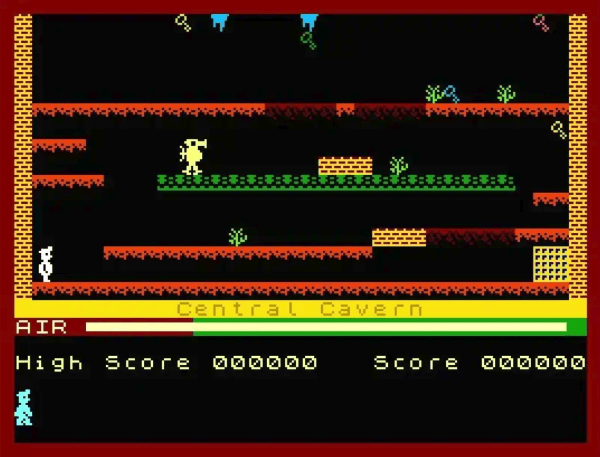 Manic-Miner-Screenshot The Spectrum Col. Edition : Imprimante Thermique Incluse