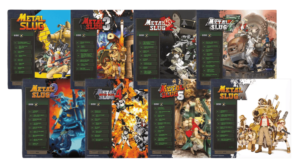 Metal-Slug-30th-Vynil-list Metal Slug : Une offensive sonore pour les 30 ans de la saga