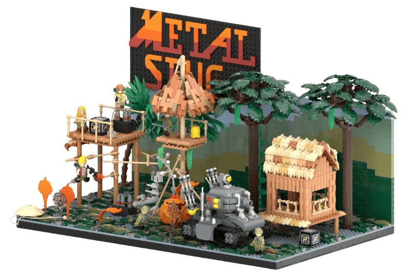 Metal-Slutg-Lego-1-edited Metal Slug sur LEGO Ideas : Le tank SV-001 s’apprête à envahir vos étagères !