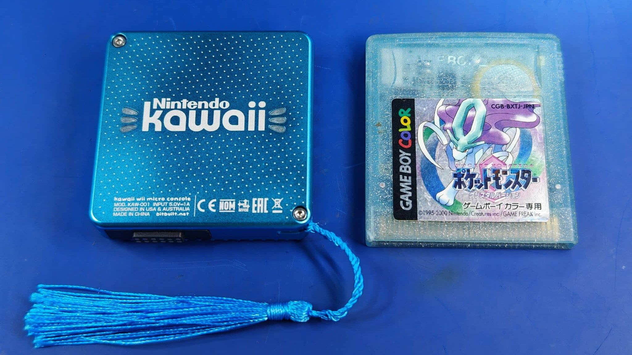 Nintendo-Kawai-Blue-GameBoy-edited Nintendo Kawaii : Une Wii de la taille d'une cartouche GameBoy !