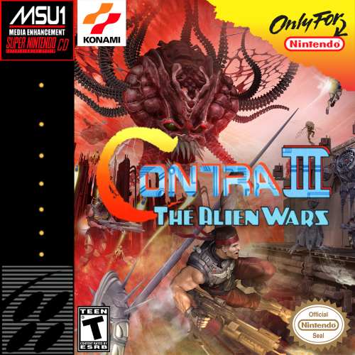 Contra3 Les ROMs MSU1 : Le "What if" Super Nintendo CD ?